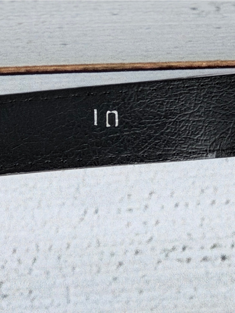 Vintage Women's Croc Embossed Leather Belt - Picture 4 of 6